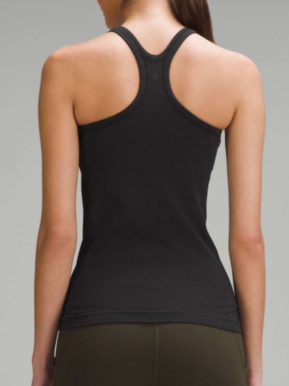lululemon Ebb to Street Tank Top Black Size 8 B/C Cup No Pads
